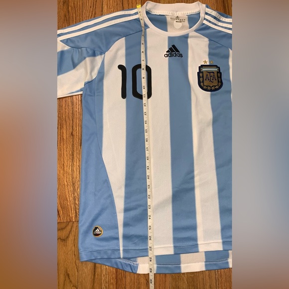 messi argentina 2010 world cup jersey sz l/xl #10 South Africa - Picture 8 of 9